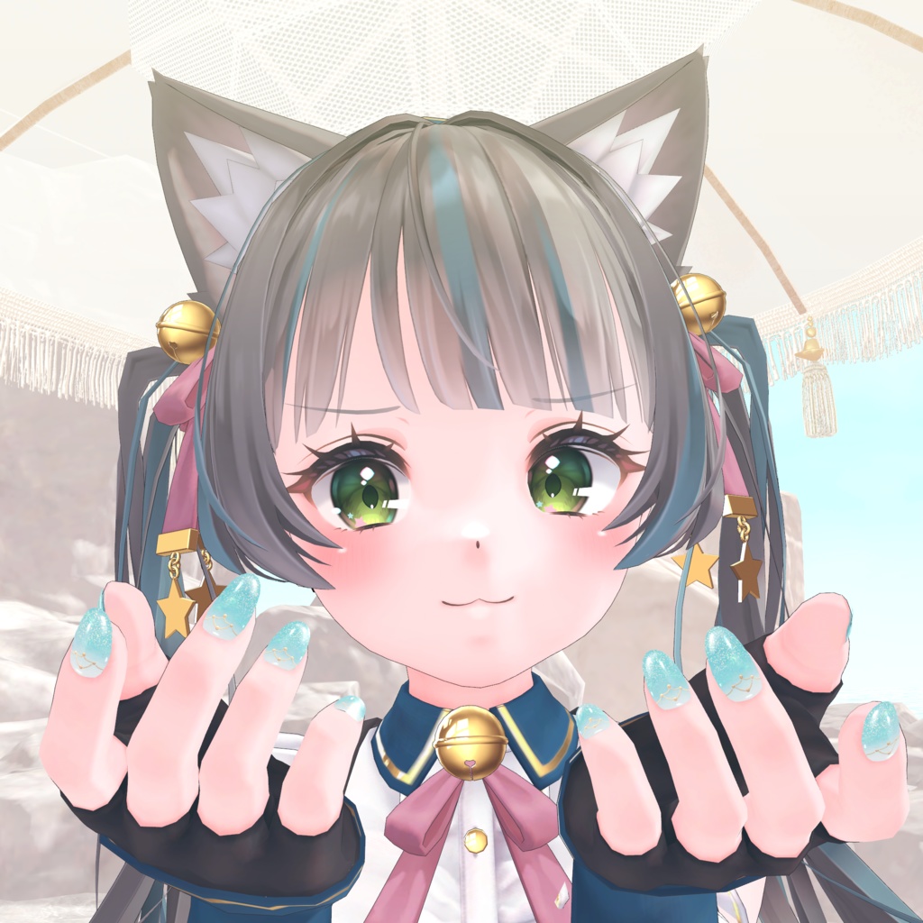 「全アバター対応」Mercuryネイル「MDollnail対応」#NeRosaVRC