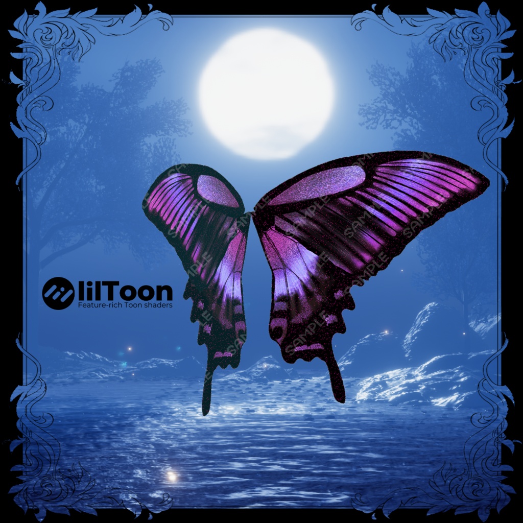 燐光蝶羽/butterfly wing #NeRosaVRC