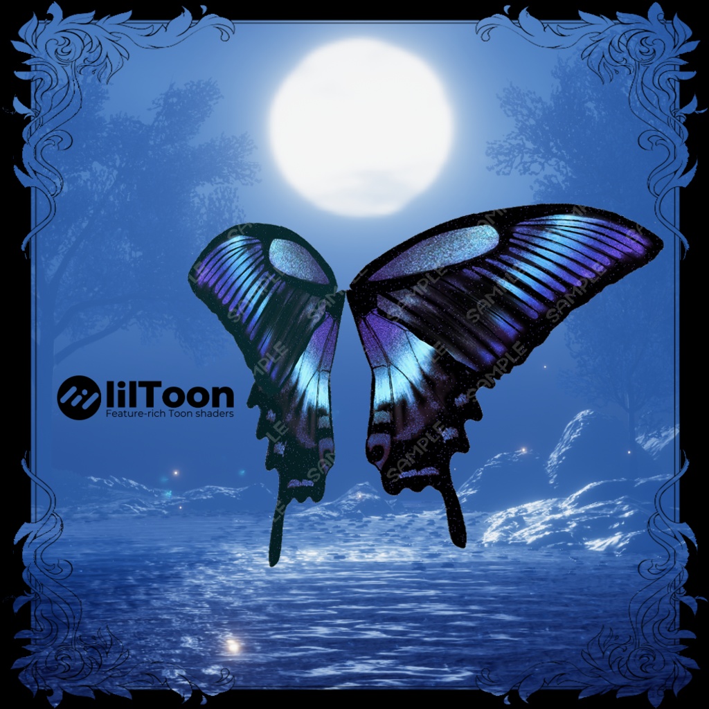 燐光蝶羽/butterfly wing #NeRosaVRC