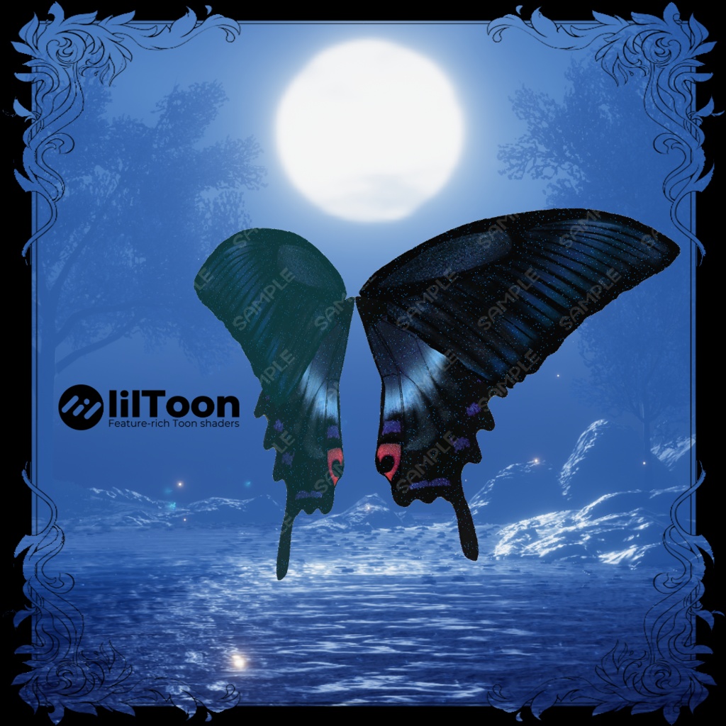 燐光蝶羽/butterfly wing #NeRosaVRC