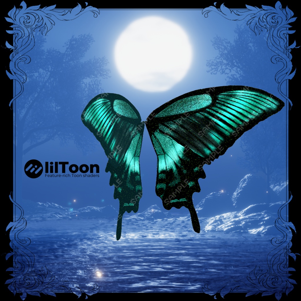 燐光蝶羽/butterfly wing #NeRosaVRC