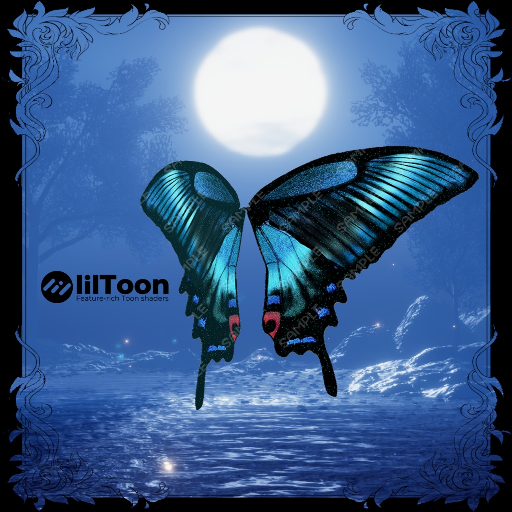 燐光蝶羽/butterfly wing #NeRosaVRC