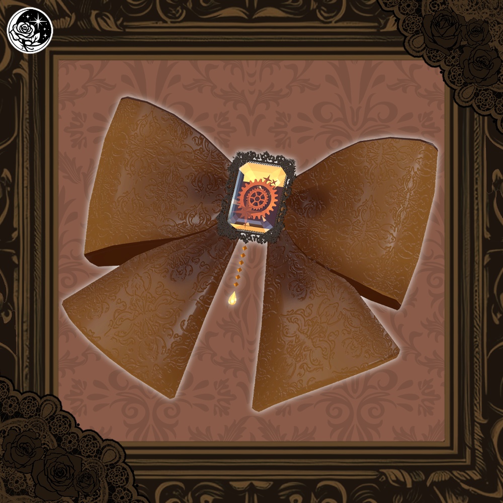 スチームパンクうさ耳&リボンセット/STEAMPUNK RabbitSet #NeRosaVRC