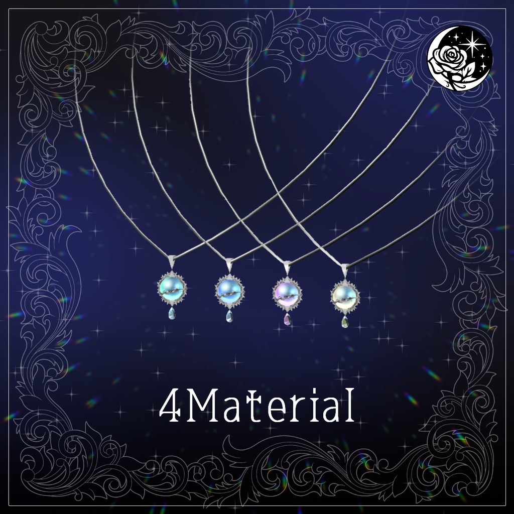 小惑星ネックレス/asteroid necklace #NeRosaVRC