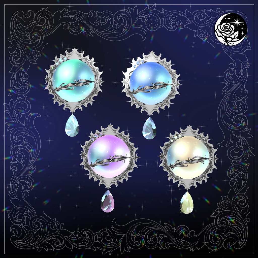 小惑星ネックレス/asteroid necklace #NeRosaVRC