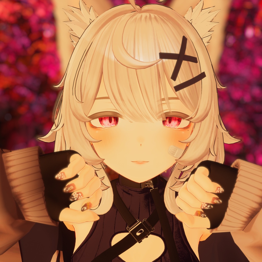 【VRChat想定】桜ネイル/SAKURA nail tips「MDollnail対応」#NeRosaVRC