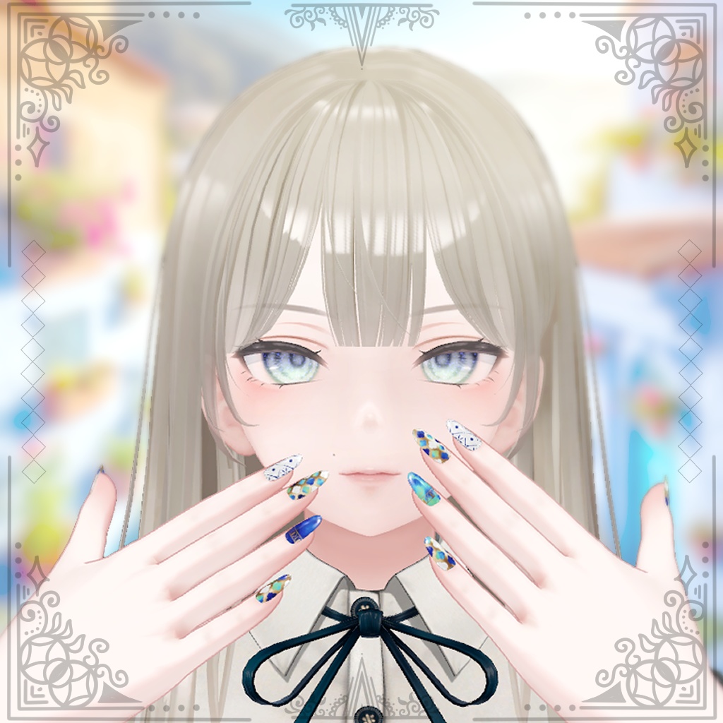 「複数アバター対応」Moroccan Nail Chips「MDollnail対応」#NeRosaVRC