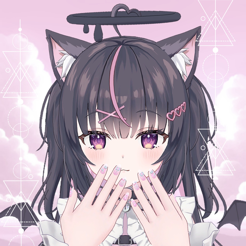 「複数アバター対応」えんじぇるねいる Angel nail tip「MDollnail対応」#NeRosaVRC