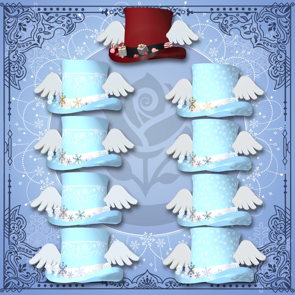 Snowflake&ChristmasHat #NeRosaVRC
