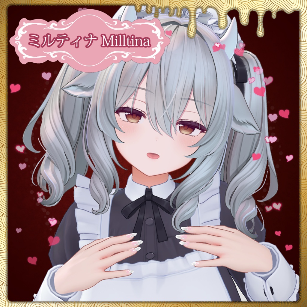 「複数アバター対応」 SweetyMelty nail tip「MDollnail対応」#NeRosaVRC