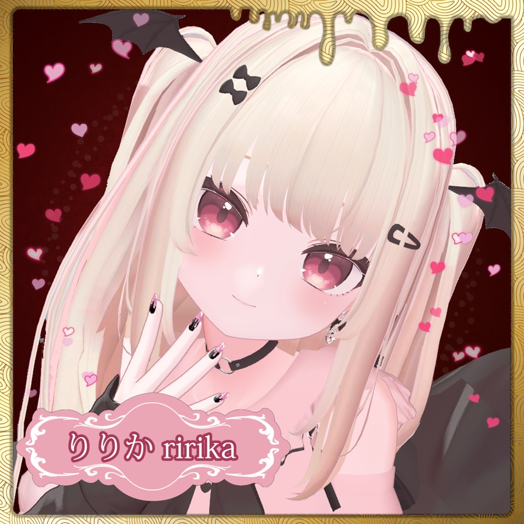 「複数アバター対応」 SweetyMelty nail tip「MDollnail対応」#NeRosaVRC