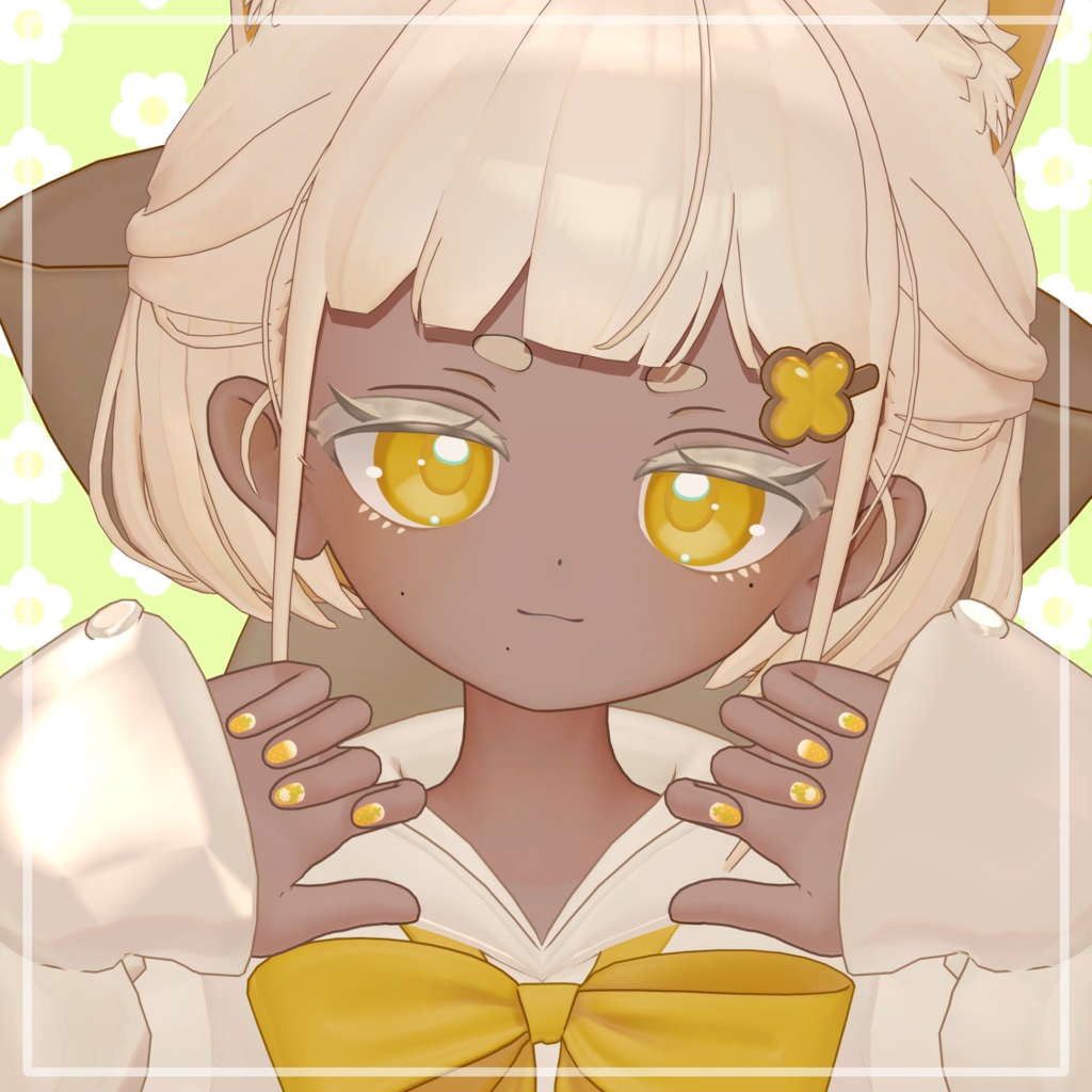 【しらつめ対応】しろつめくさネイル #NeRosaVRC