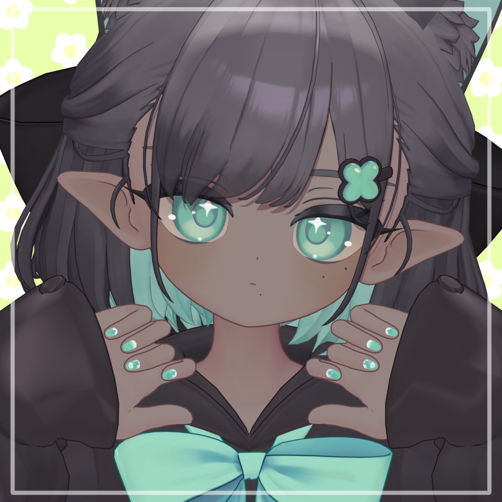 【しらつめ対応】しろつめくさネイル #NeRosaVRC