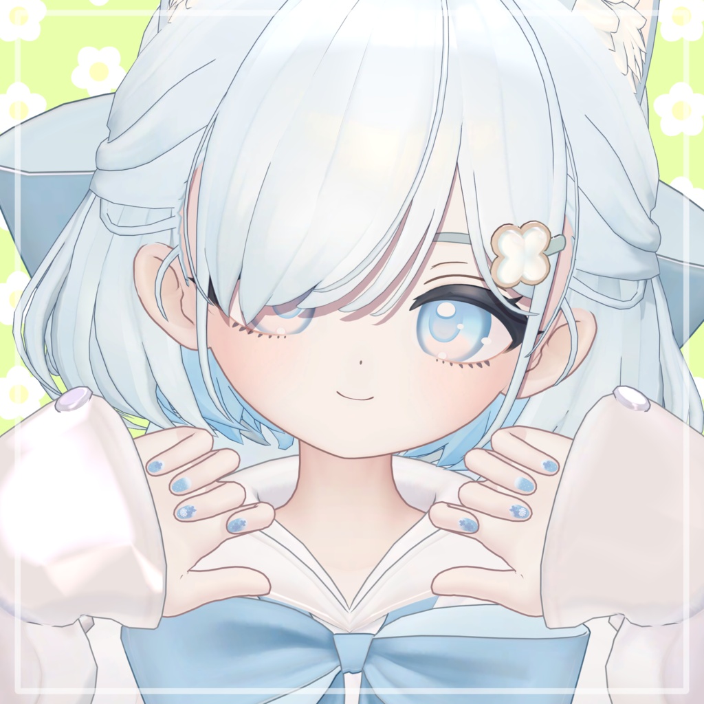 【しらつめ対応】しろつめくさネイル #NeRosaVRC