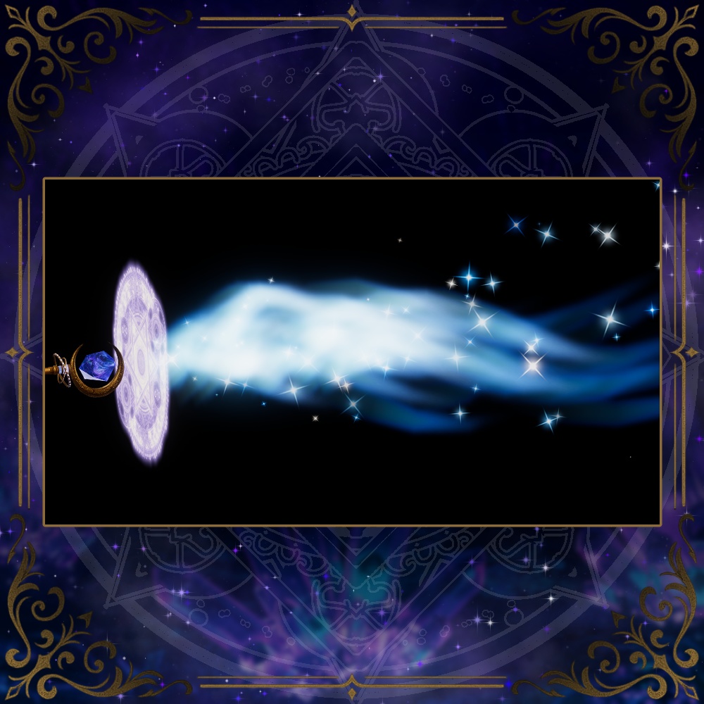 【MA対応、ギミック付き】月の魔晶杖~MoonCrystalStaff~ #NeRosaVRC