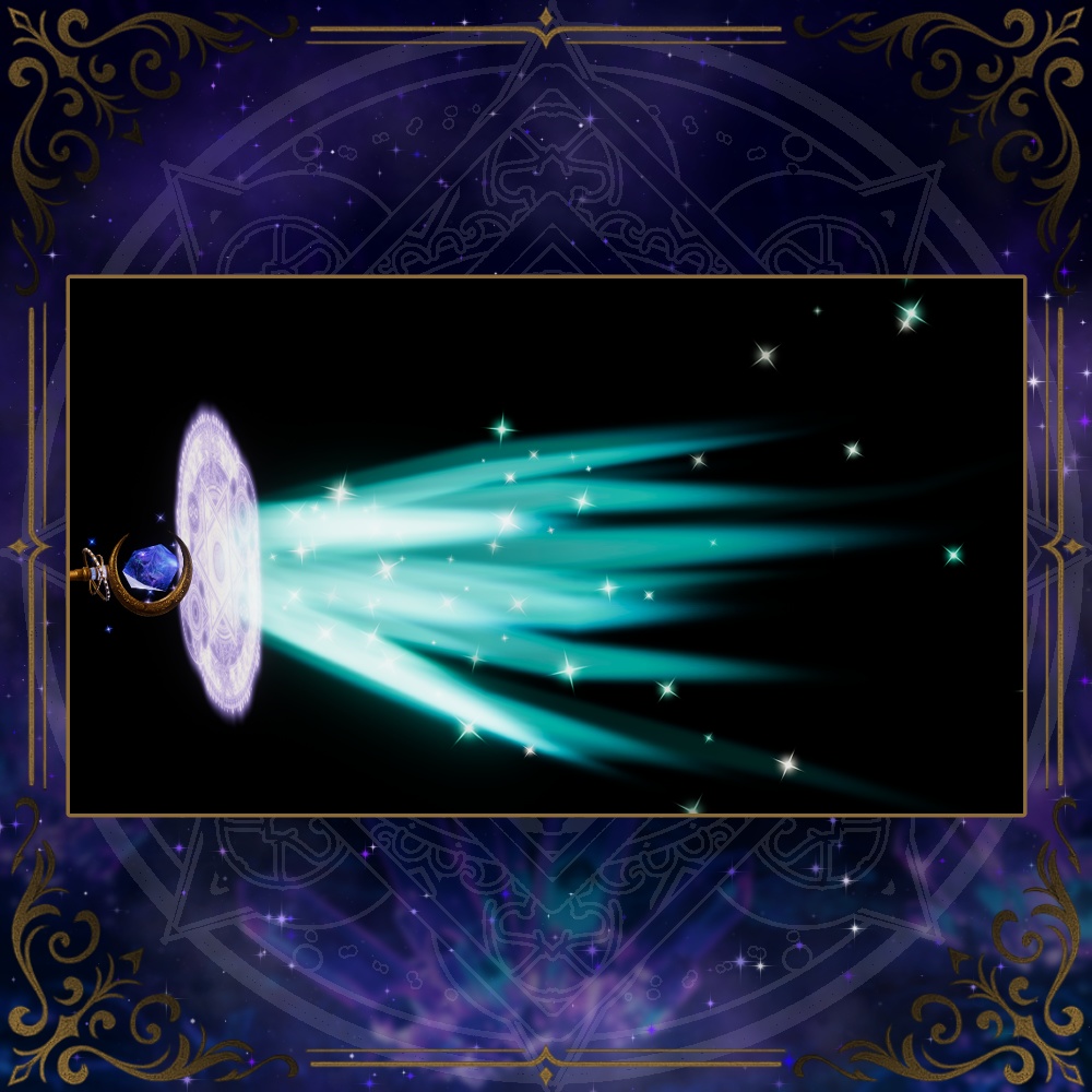 【MA対応、ギミック付き】月の魔晶杖~MoonCrystalStaff~ #NeRosaVRC