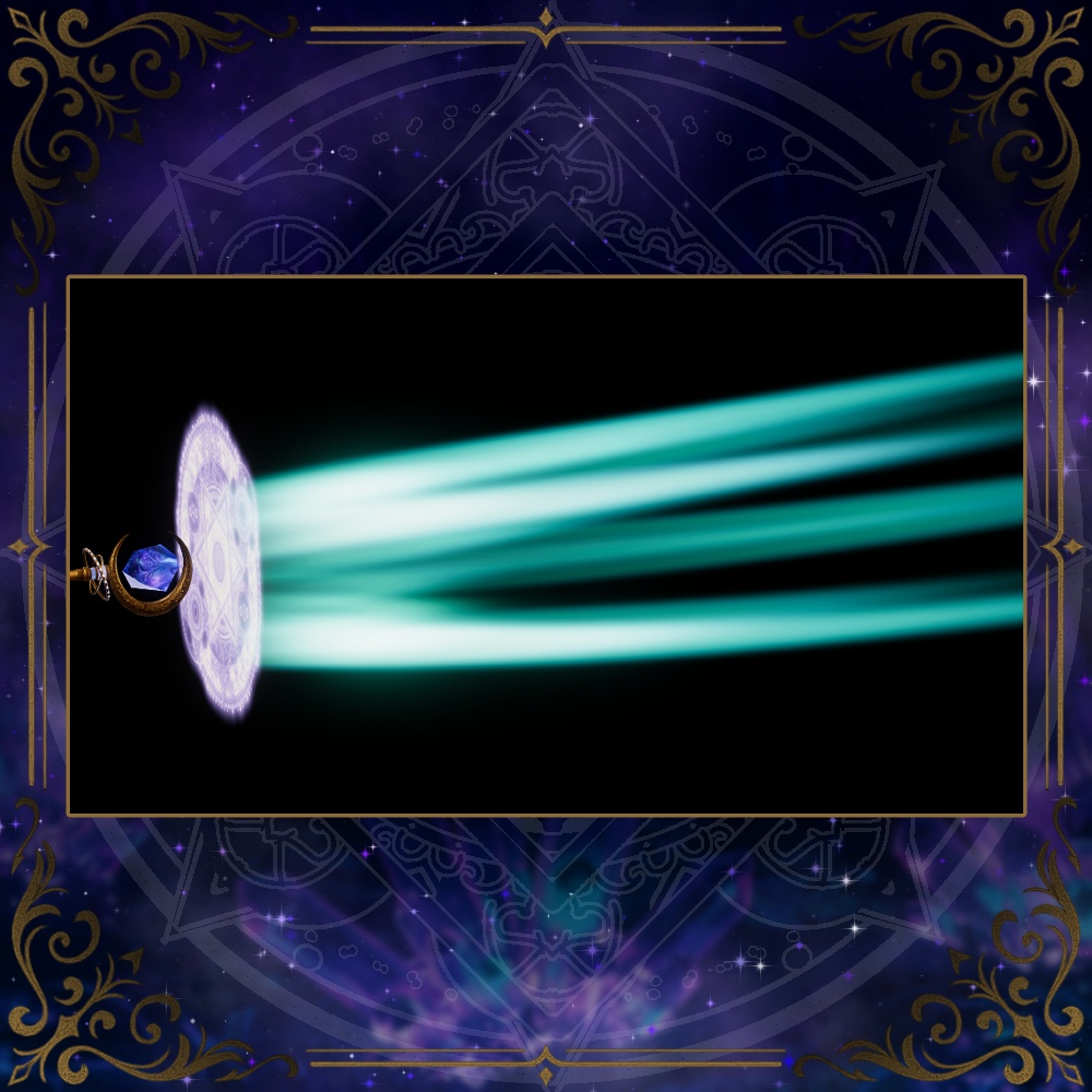 【MA対応、ギミック付き】月の魔晶杖~MoonCrystalStaff~ #NeRosaVRC