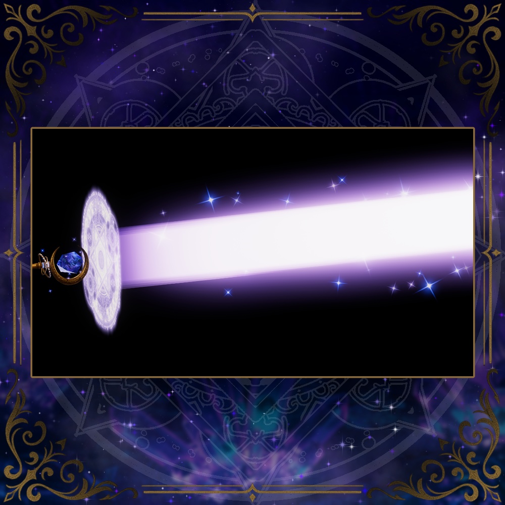 【MA対応、ギミック付き】月の魔晶杖~MoonCrystalStaff~ #NeRosaVRC