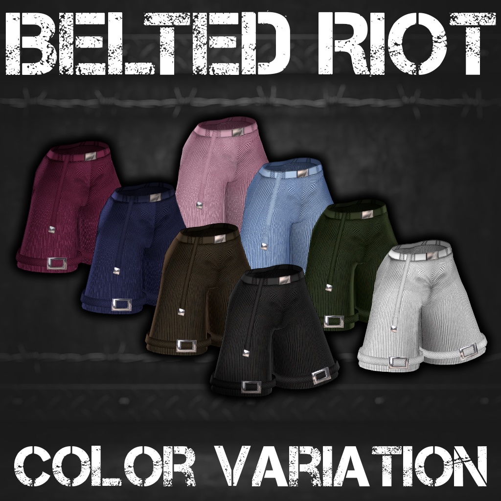 【真央・彼方対応】Belted_Riot|VRC想定 #NeRosaVRC