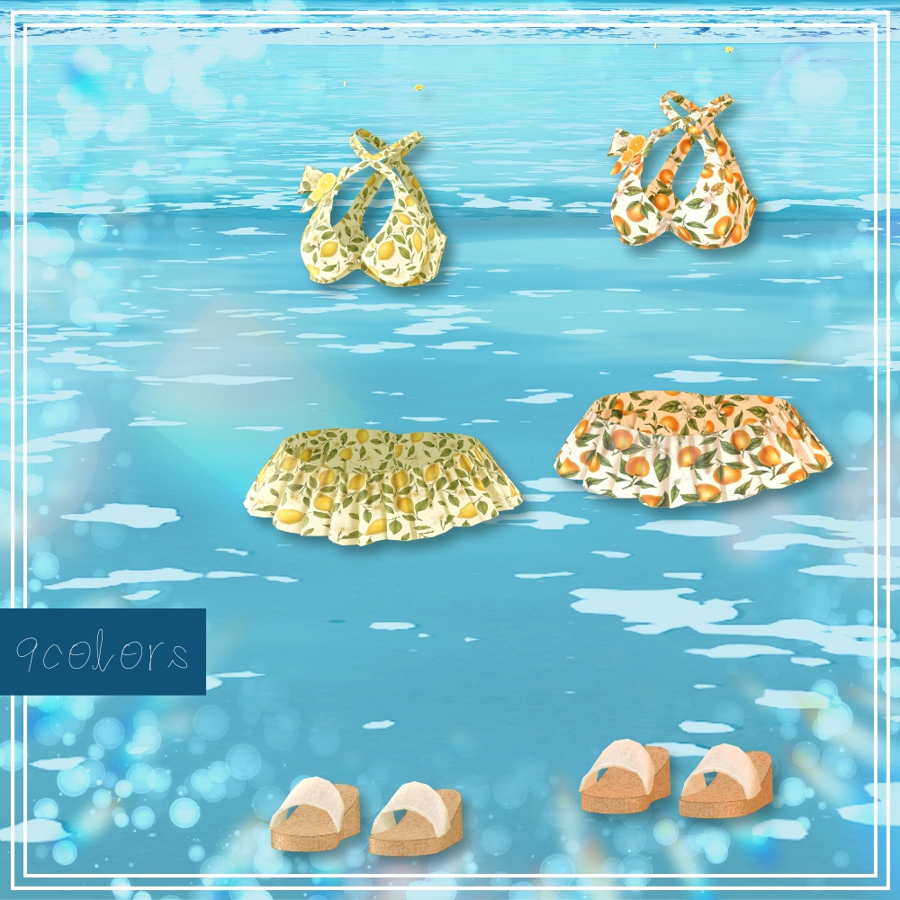 【複数アバター対応】SunKissBikini|VRC想定 #NeRosaVRC