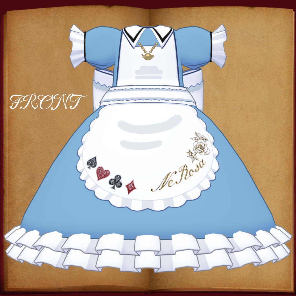 アリスのお茶会ワンピース #NeRosaVRC