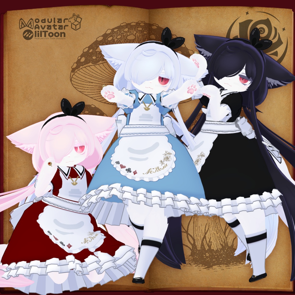 アリスのお茶会ワンピース #NeRosaVRC