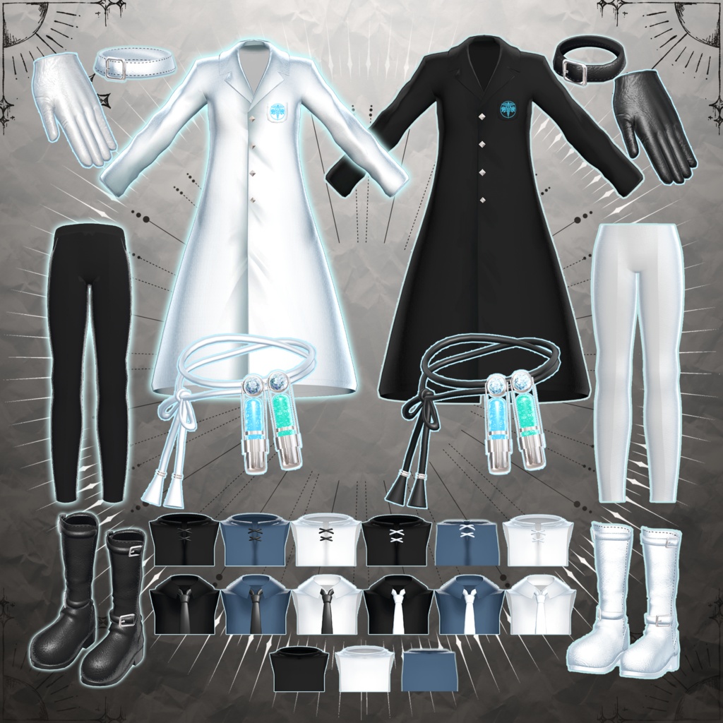魔術研究員の白衣~AlchemistWhiteCoat~ #NeRosaVRC