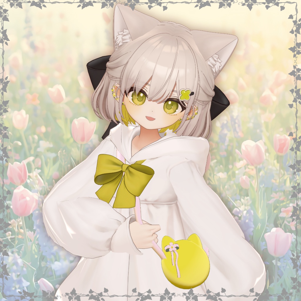 FleurAmie 編み込みピアス&バッグセット #NeRosaVRC