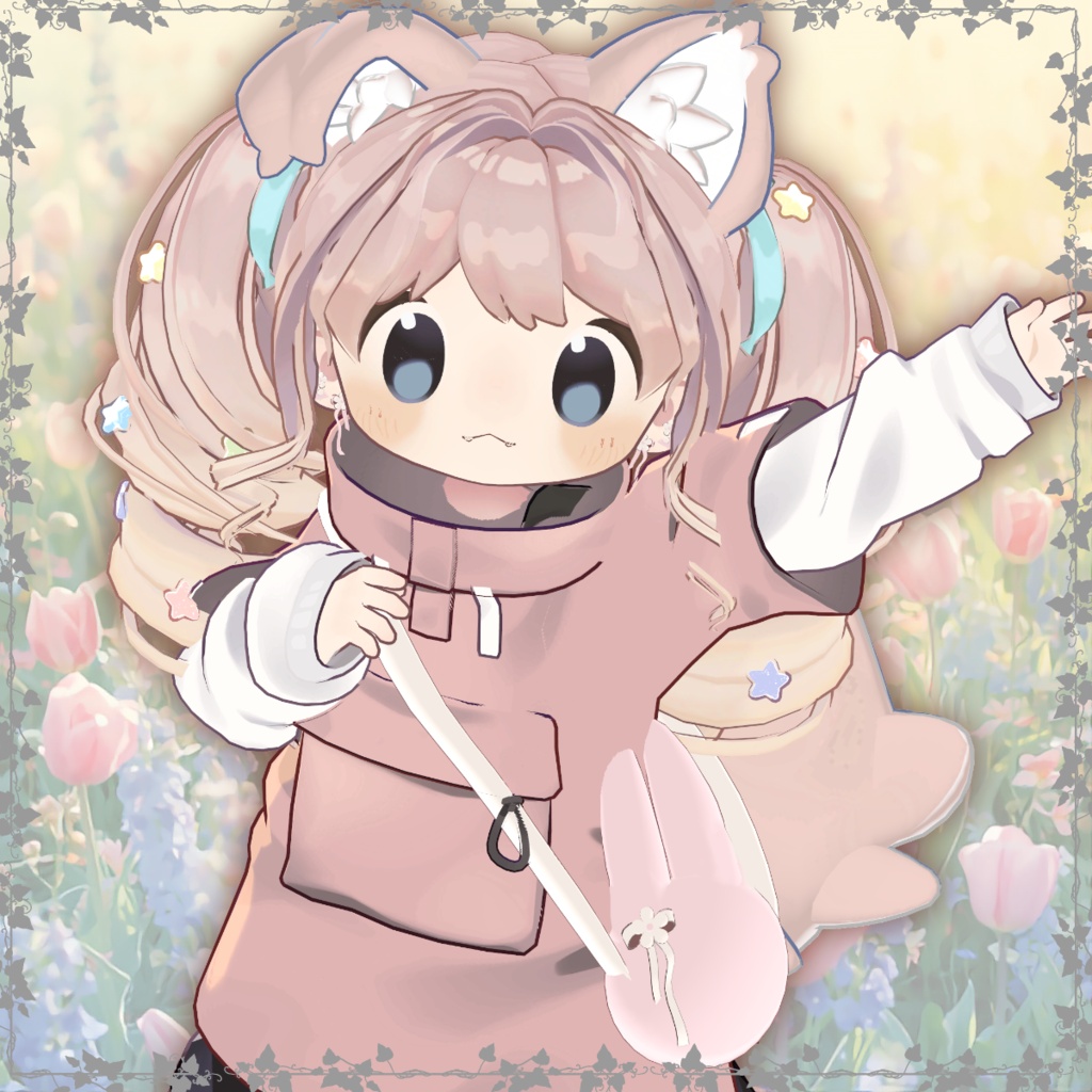 FleurAmie 編み込みピアス&バッグセット #NeRosaVRC