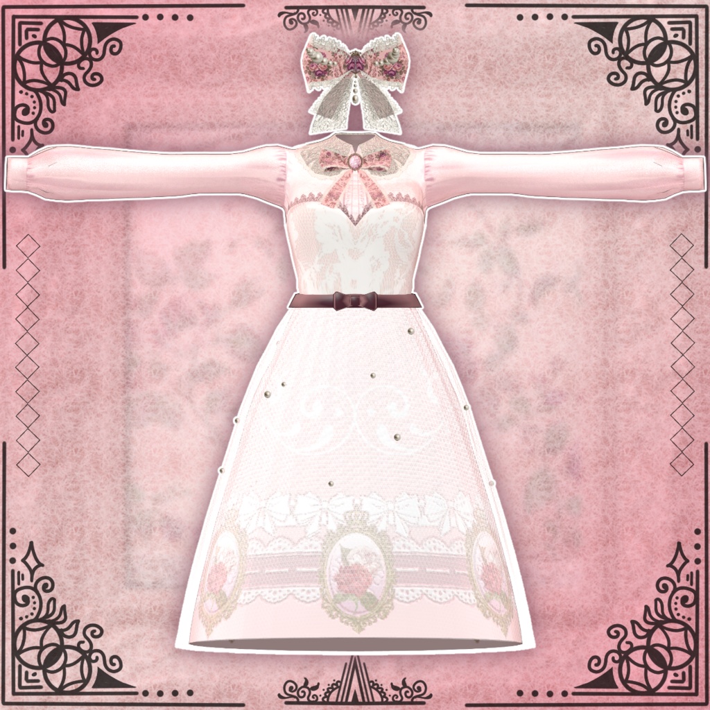 【発売記念セール】MistyPetal クラシカルワンピース #NeRosaVRC