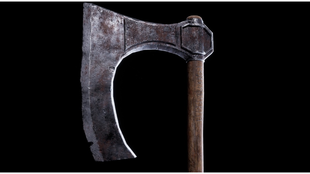 3D小道具 武器 斧 アックス AXE