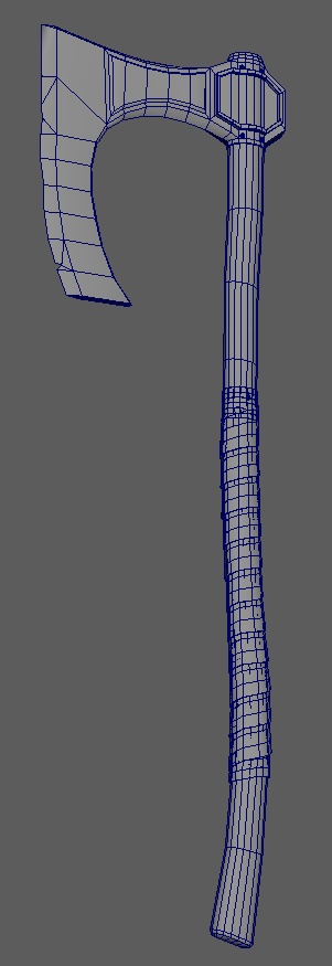 3D小道具 武器 斧 アックス AXE