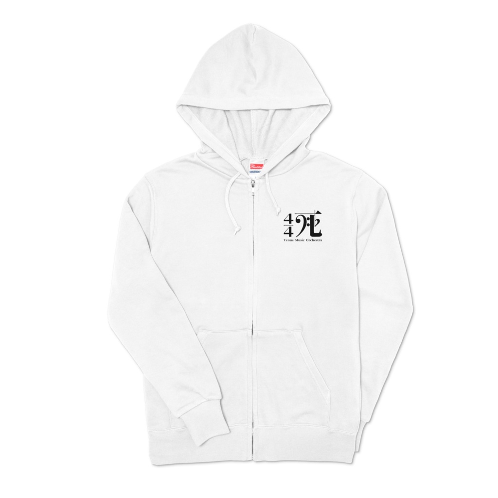 金星音楽団 死のロゴジップパーカー