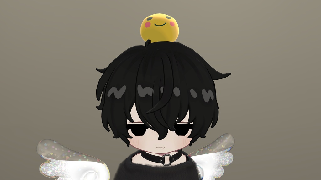 【無料】消しゴムウサギ+黄色い丸+緑丸