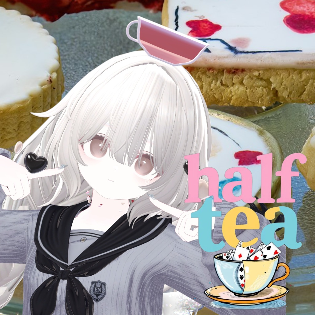 【無料】half tea