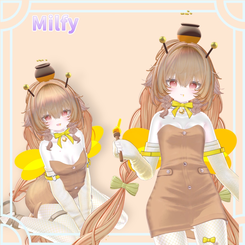 【8アバター対応】honey come