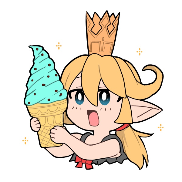 シャルロッテさんとミントのピンバッジ