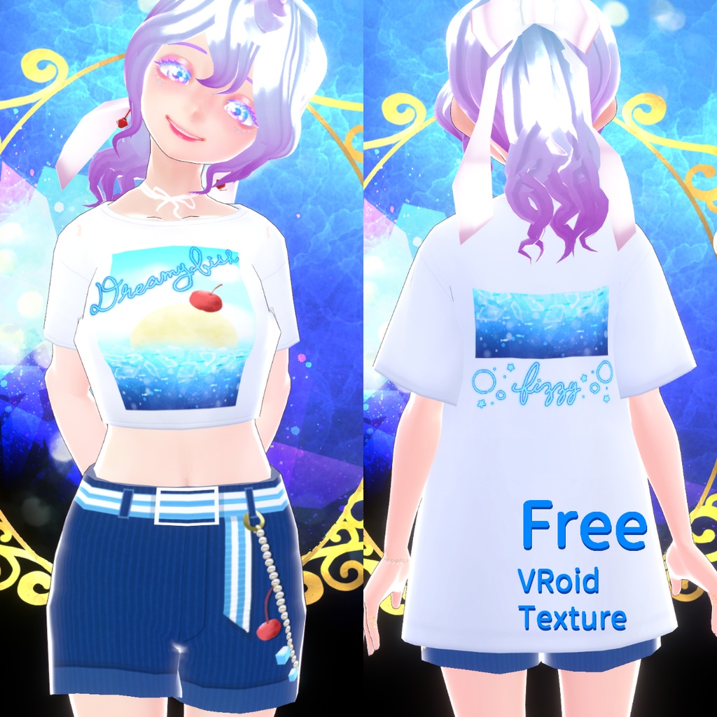 【Free/無料配布】Fizzy T-shirts /しゅわTシャツ