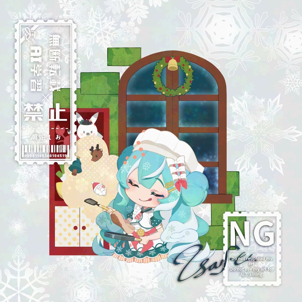 クリスマスシェフちゃんアクキー