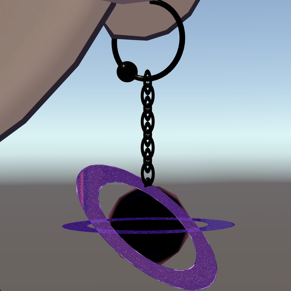 【PB対応】【VRchat用】宇宙が歌ってくれているピアス