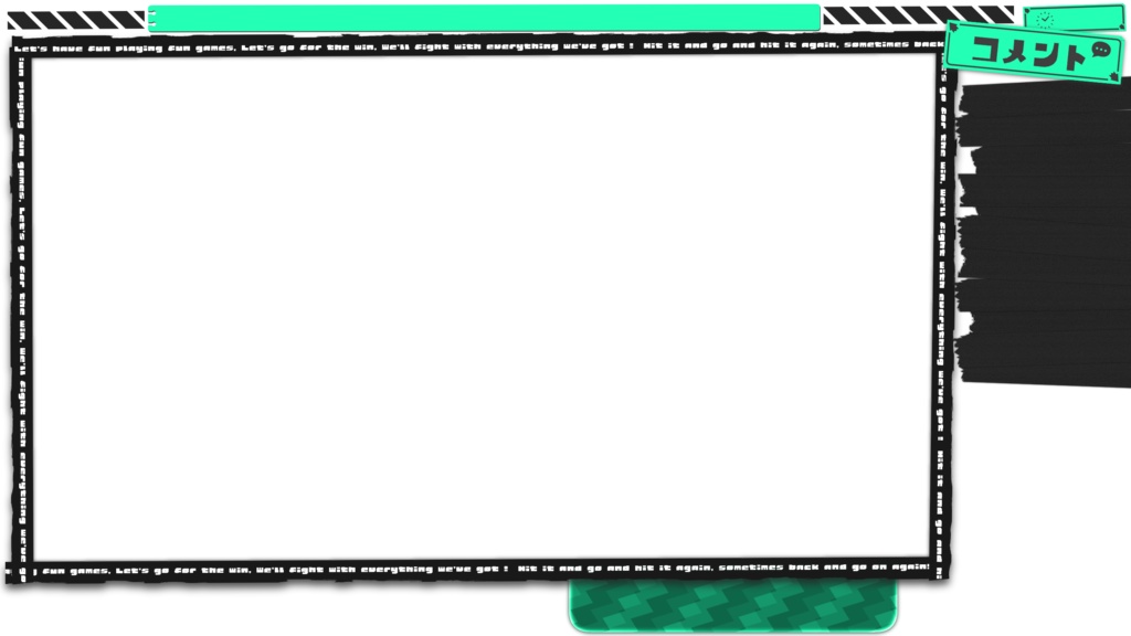 【フリー素材】Splatoon用配信画面