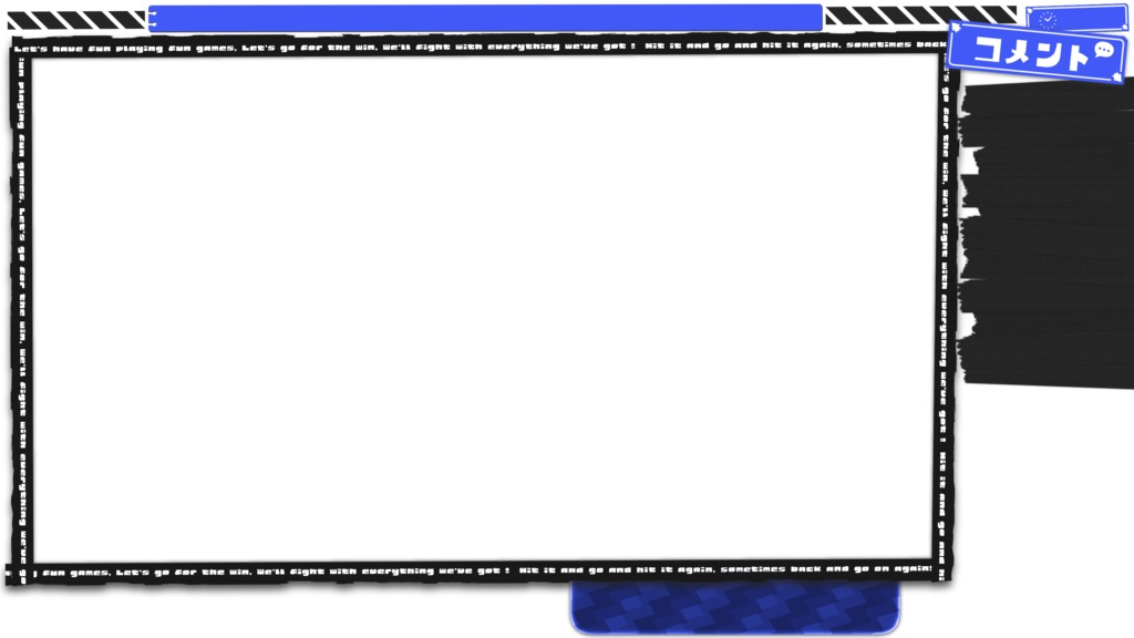 【フリー素材】Splatoon用配信画面