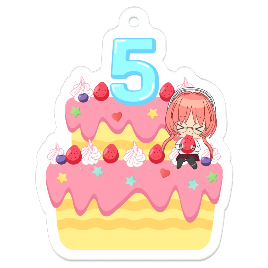 SD綾川花香 誕生日兼5周年記念【アクリルキーホルダー】