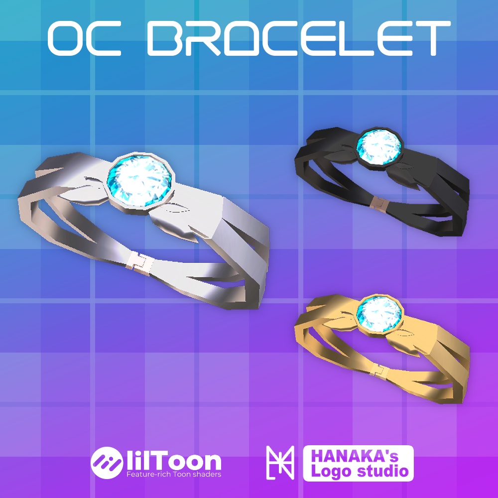 【VRC想定】OC ブレスレット│OC bracelet