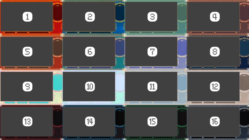 純・中華風配信画面【雑談配信画面】【ゲーム配信画面】+背景付き