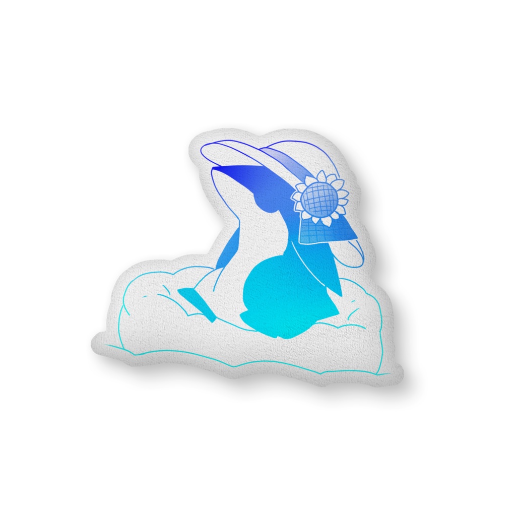 夏仕様ふしぺんちゃんクッション大