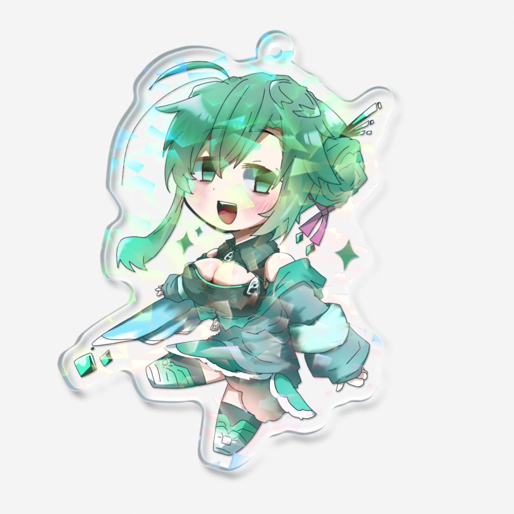 新衣装むなたかちゃんホログラムアクキー