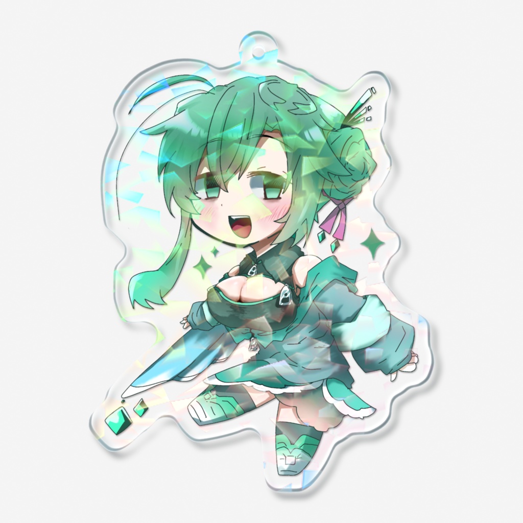 新衣装むなたかちゃんホログラムアクキー