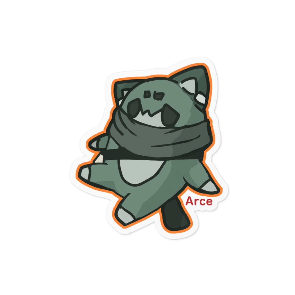 あるせさん代理のステッカー