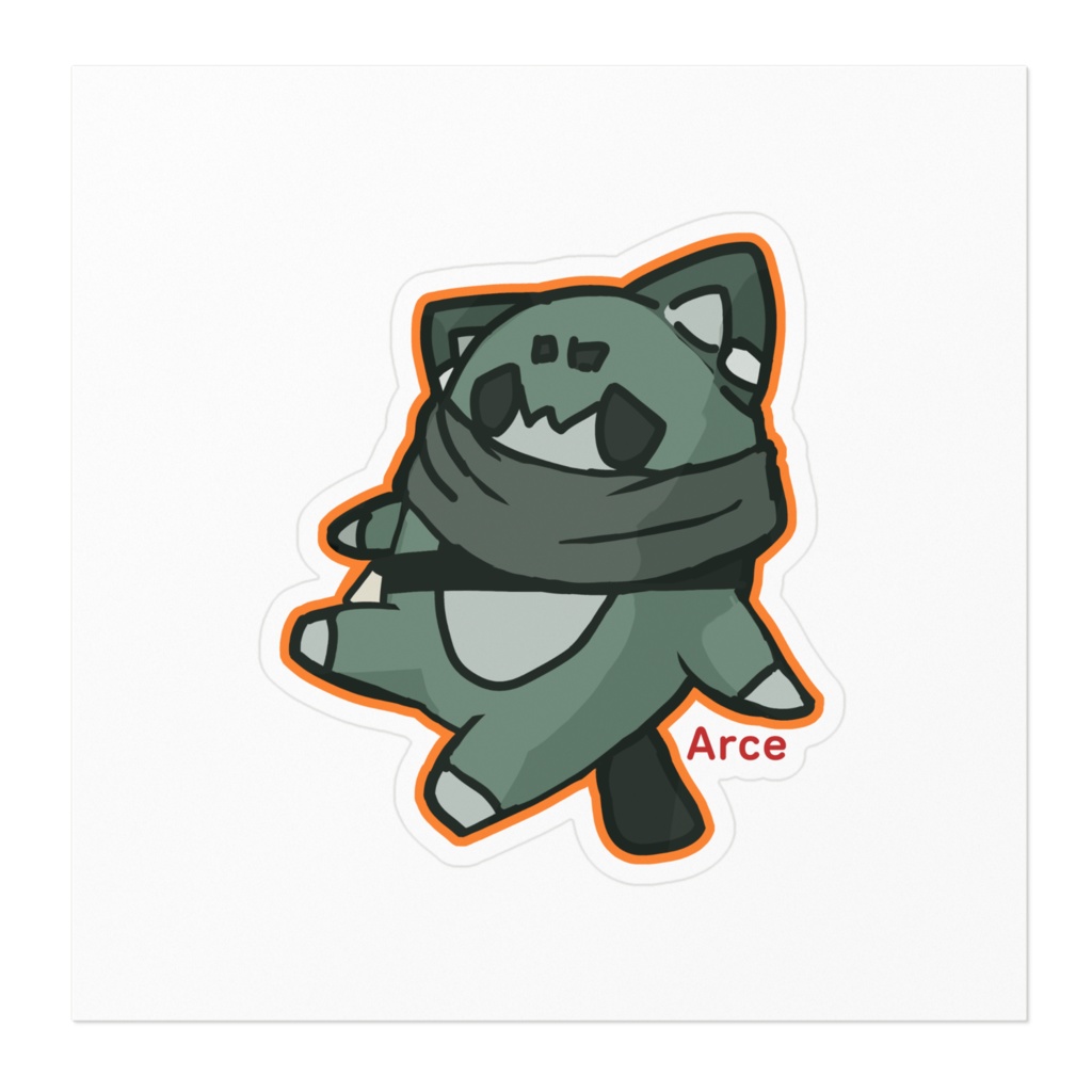 あるせさん代理のステッカー